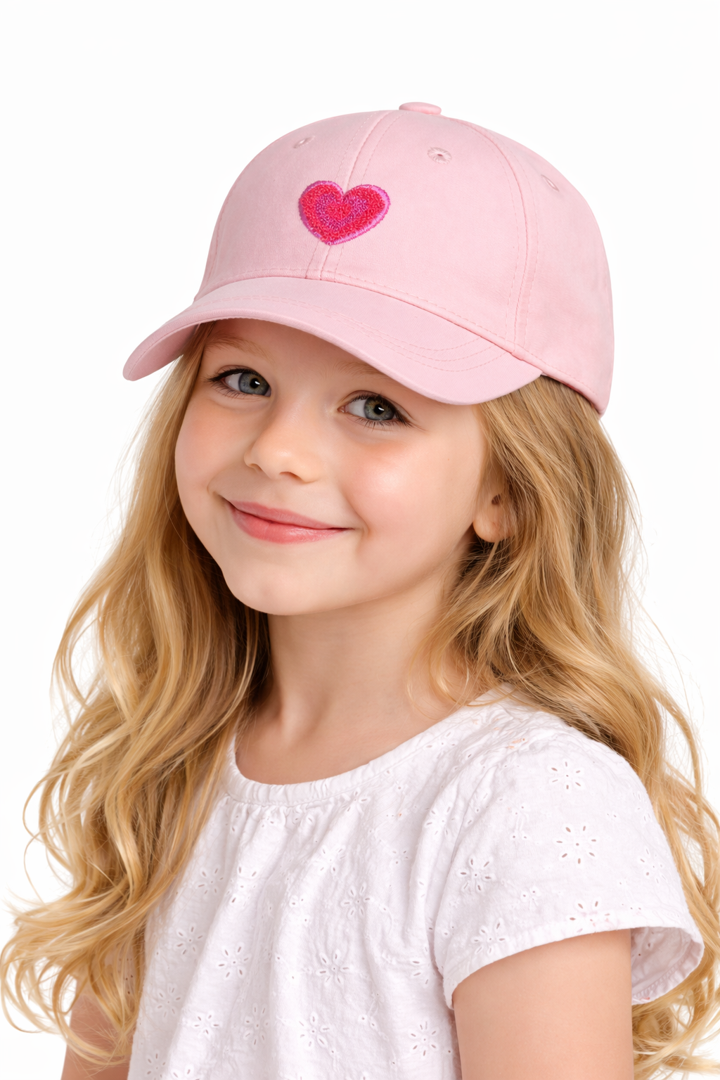 Vasarinė kepurė nuo saulės su širdele