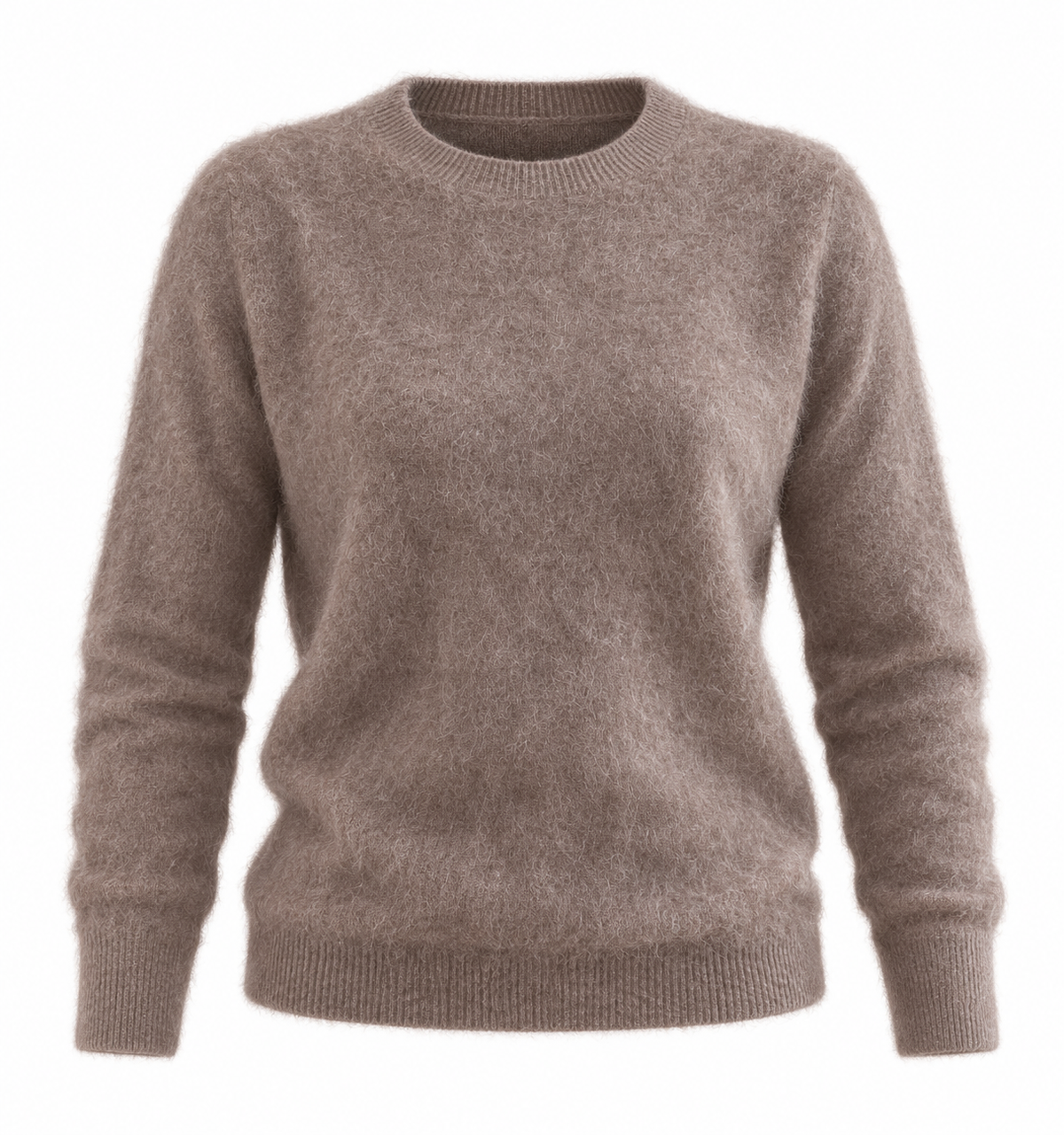 Merino, kašmyro ir šilko megztinis, cappuccino