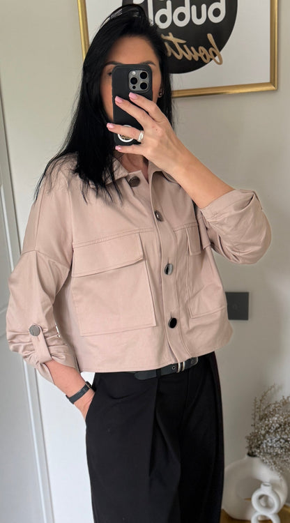 Rudas trumpas švarkelis