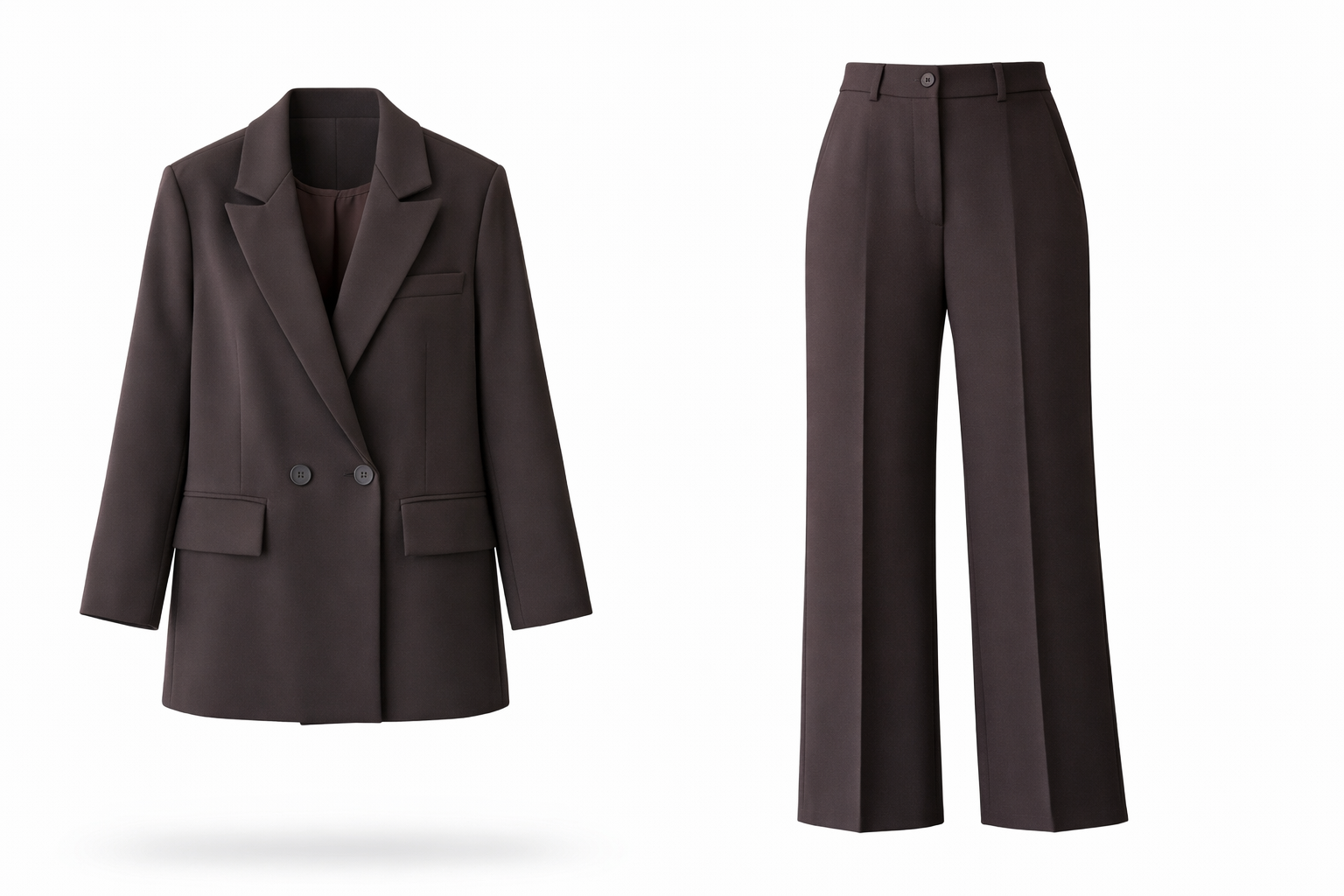 Rudas kostiumas - kelnes ir svarkas