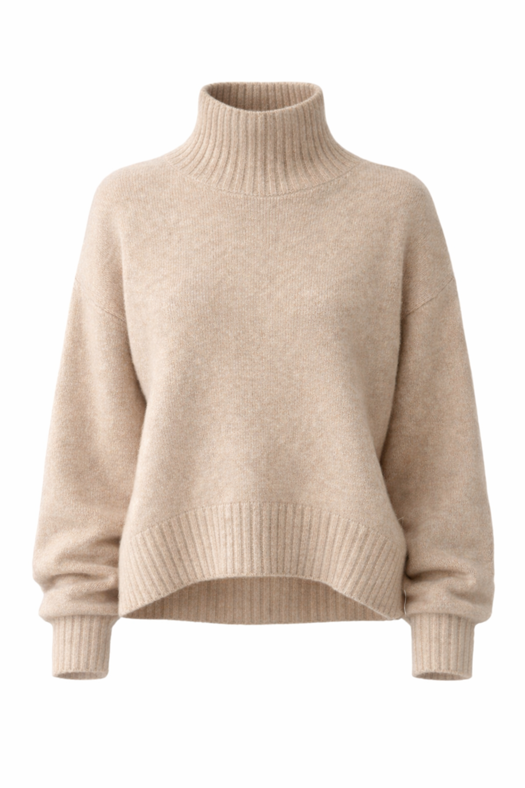 100 proc vilnos megztinis camel spalvos