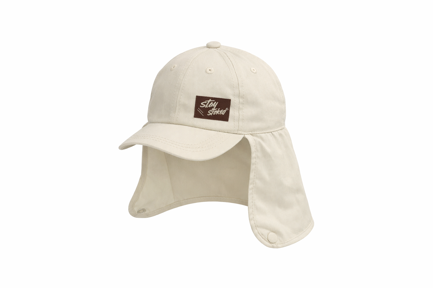 kepuryte nuo saules su kaklo apsauga beige